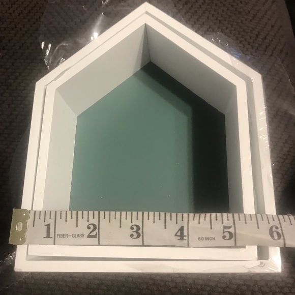 New Target Set of Two Painted Wood Houses, Insertable/Stackable Display Decor - Picture 10 of 16